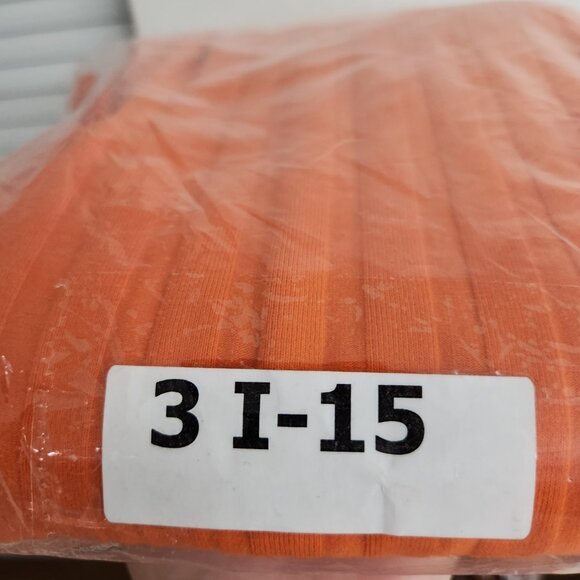 Zara Women Large Orange Strappy Ribbed Maxi Slip Dress - Picture 12 of 12